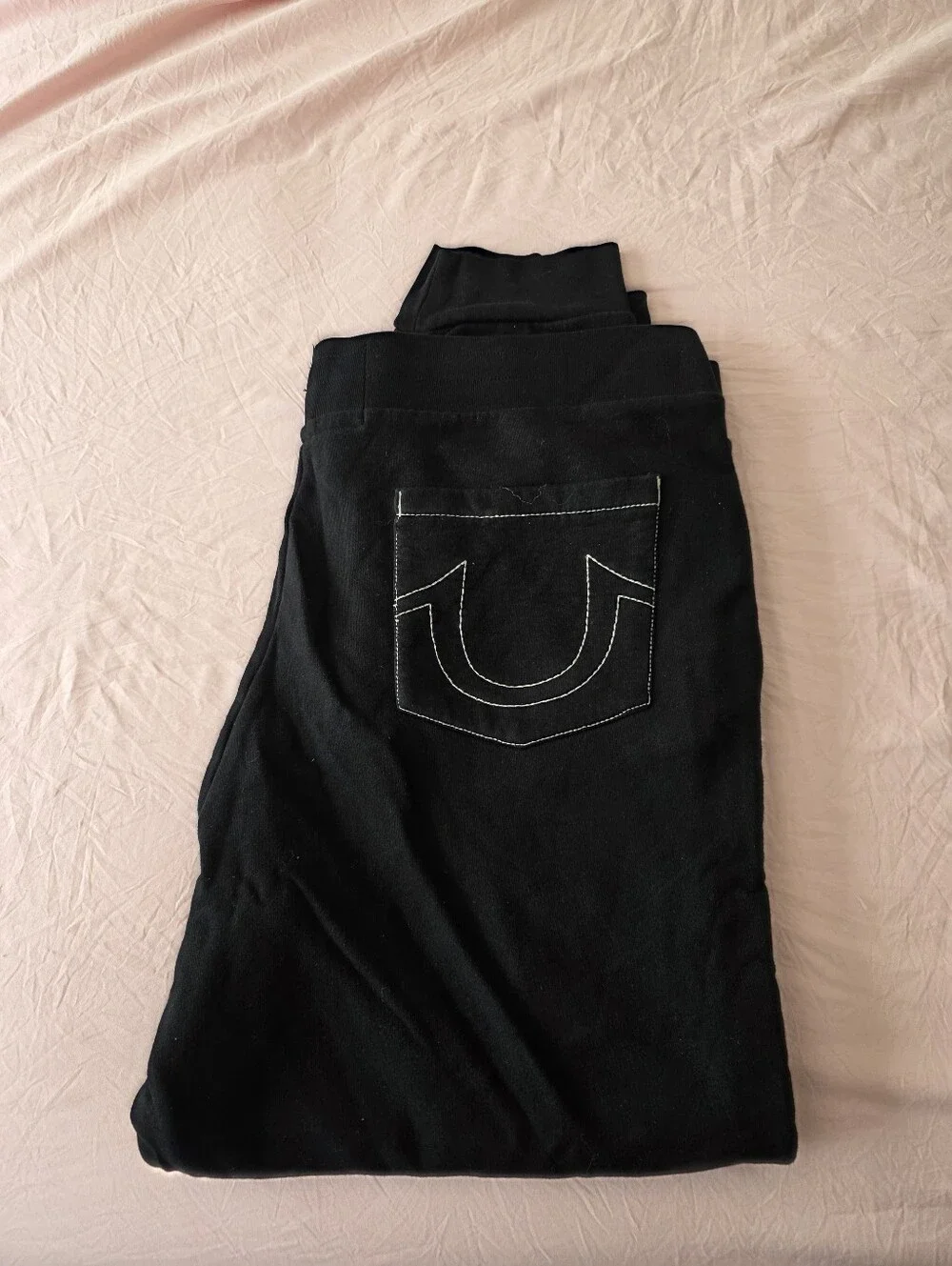 TRUE RELIGION BLK SWEATS/JOGGERS 2X